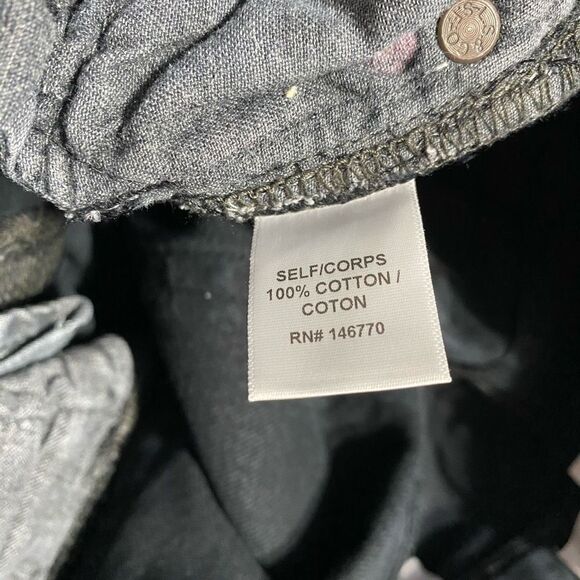 RE/DONE Originals Black High Rise Distressed Button Fly Jeans Size 26 New - Picture 9 of 13